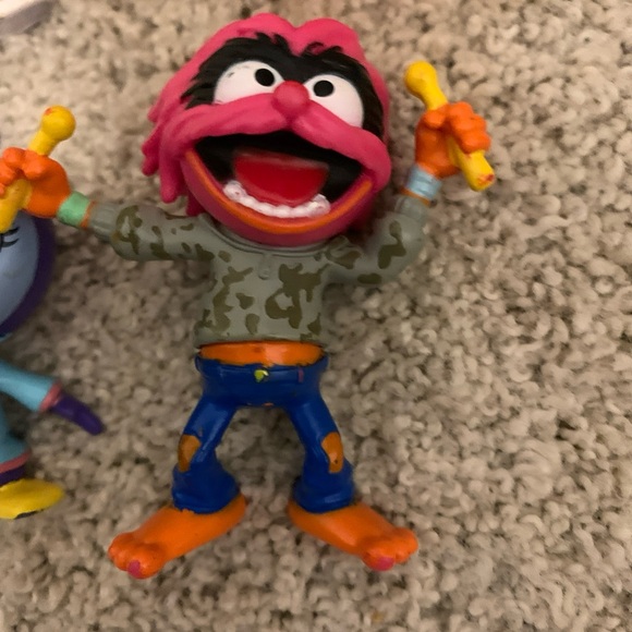 Muppet Babies Figures Lot Of 6, Kermit, Piggy, Gonzo, Fozzie, Animal, Summer - Picture 6 of 10
